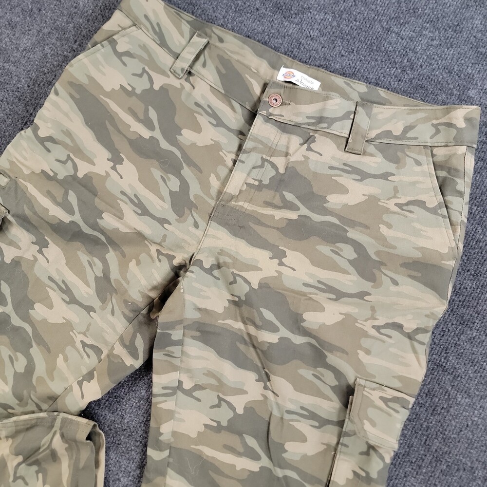 Dickies Camo Pants Women's 14r Chino Utility Duck Workwear NWOT